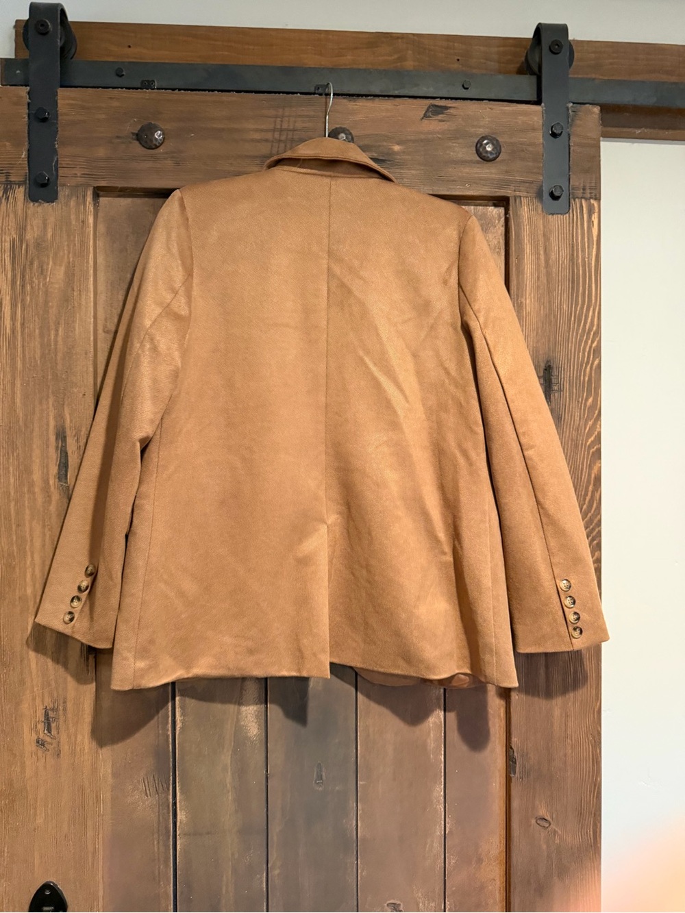 Doe & Rae Camel/Tan Single-Button Blazer - Picture 3 of 3